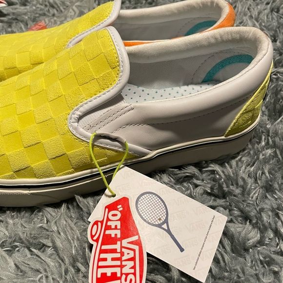 Vans Unisex Tennis Ball Brand Penn Comfycush Slip-On - Picture 7 of 7